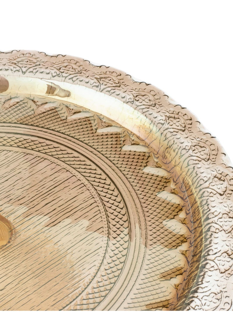 Dania Base glass cake plate with lidDark amber Round Multicolor 30 x 10 cm  - Image 3
