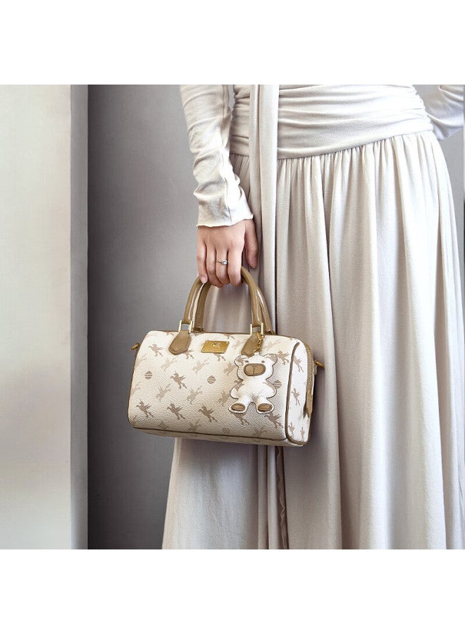 نوسيل Nucelle Shen Yue نفس ستايل Pegasus Boston Bag حقيبة يد جديدة حقيبة نسائية كتف فردي وسادة قطرية حقيبة سيدة - Image 2