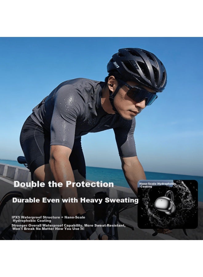 Viken  Latest Berlin Sound Premium Bone Conduction Bluetooth Ear Clip Wireless Open-ear Sports Running Noise-cancelling Long Battery Life Headphones - Image 4