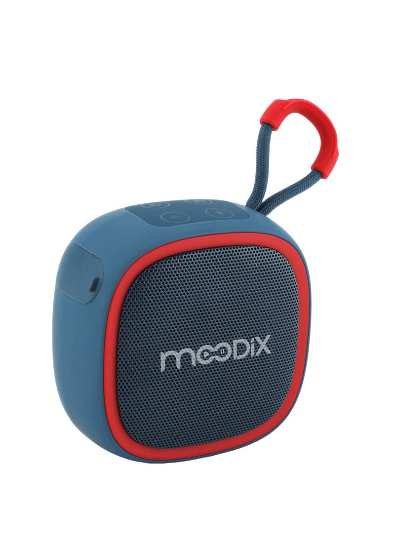 moodix Moodix KI23KS659 Bluetooth Speaker with Micro SD Card and USB Port, Blue  - Image 1