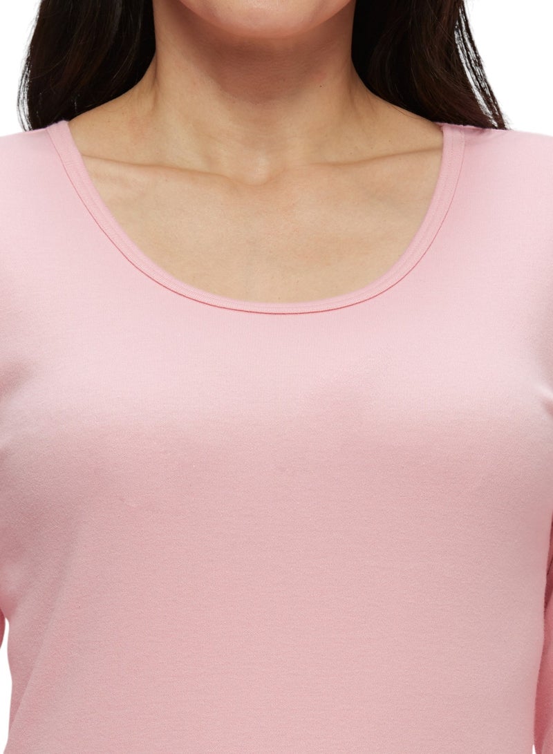BYC WOMEN'S INNER FULL BODY THERMAL SET - PINK - Image 5