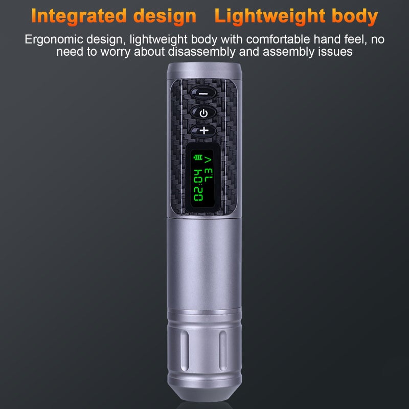 Motor Tattoo Pen Cordless Battery Motor Tattoo Machine Stable Output Adjustable Needle Length Removable Battery with Storage Bag - Image 5