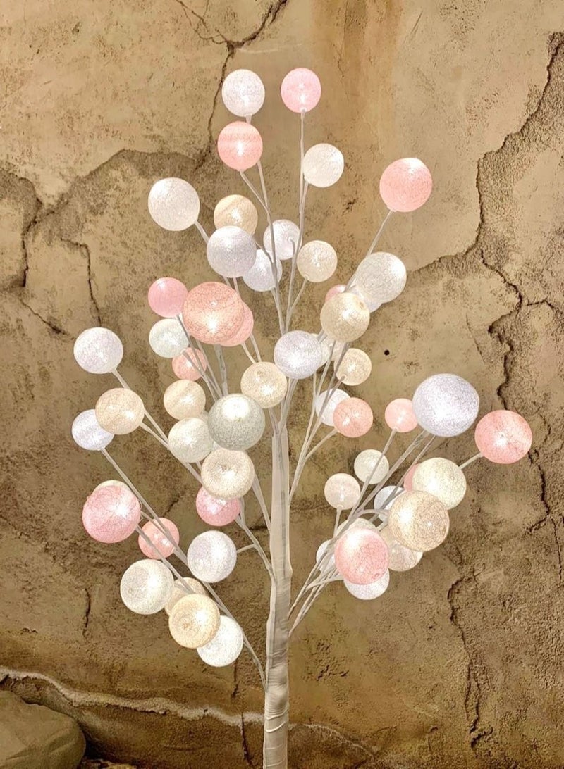 Salla LED Cotton Ball Tree Lamp for Home Décor 120cm - Image 3