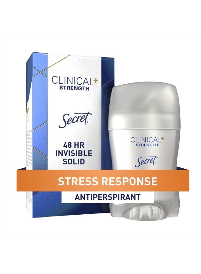 Secret Clinical Strength Clear Gel Deodorant Stress Response, 1.6 Oz (Pack of 2) - Image 1