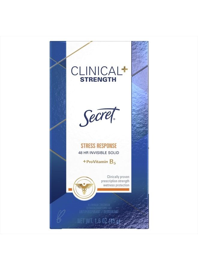 Secret Clinical Strength Clear Gel Deodorant Stress Response, 1.6 Oz (Pack of 2) - Image 2