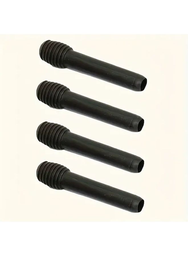 Black Plastic Door Lock Pulls 4pcs Easy Install Durable Car Interior Accessories Secure Door Locks - Image 3