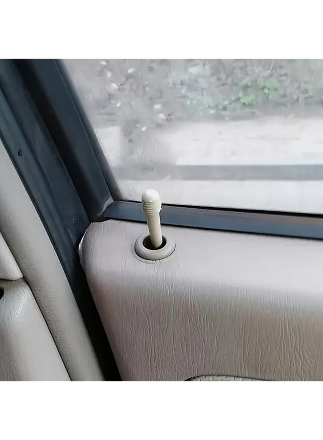 Black Plastic Door Lock Pulls 4pcs Easy Install Durable Car Interior Accessories Secure Door Locks - Image 5
