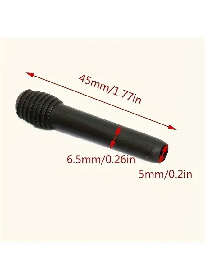 Black Plastic Door Lock Pulls 4pcs Easy Install Durable Car Interior Accessories Secure Door Locks - Image 2