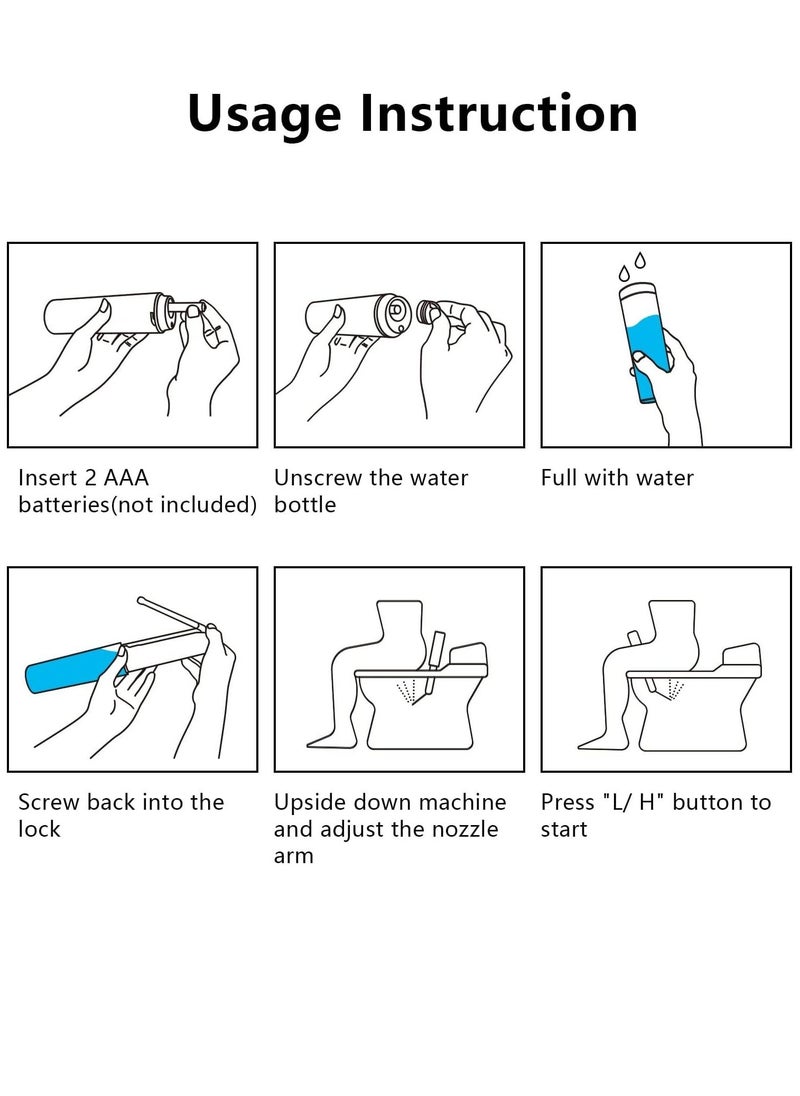 Portable Travel Bidet Portable Shattaf Handheld Personal Bidet Electric Mini Bidet Sprayer Toilet Hygiene for Personal Hygiene Cleaning