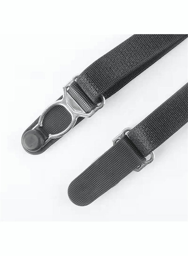 roaiss طقم ملابس داخلية نسائية من 3 قطع حمالة صدر مطرزة رائعة بحزام كتف قابل للتعديل (حمالة صدر + ثونغ + رباط) - Image 5