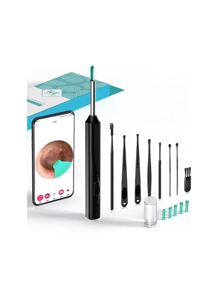 Dr.isla جهاز تنظيف الأذن الذكي Dr.isla P2 | حساس WiFi | كاميرا 500W HD | أداة تنظيف الأذن البصرية مع رؤوس سيليكون - Image 4