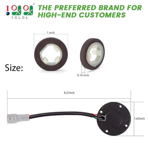 10L0L Golf Cart Speed Sensor Plus Speed Sensor Magnet for Yamaha G22 G29 Drive from 2003-2014 with Hitachi Motors JU2-H1670-22-00, JU2-H1670-21-00, JU2-H181K-20-00 - Image 2