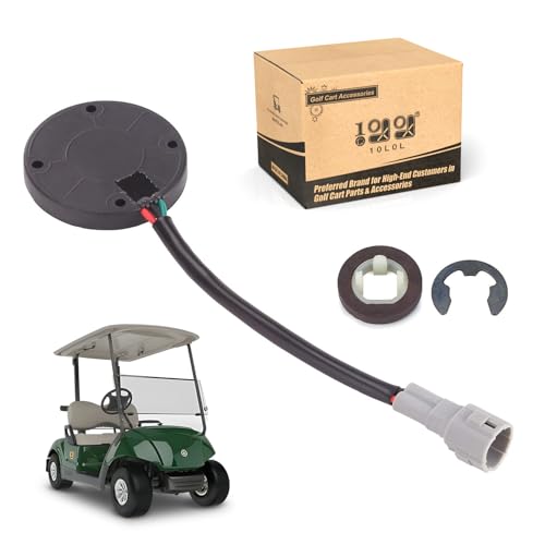 10L0L Golf Cart Speed Sensor Plus Speed Sensor Magnet for Yamaha G22 G29 Drive from 2003-2014 with Hitachi Motors JU2-H1670-22-00, JU2-H1670-21-00, JU2-H181K-20-00 - Image 1
