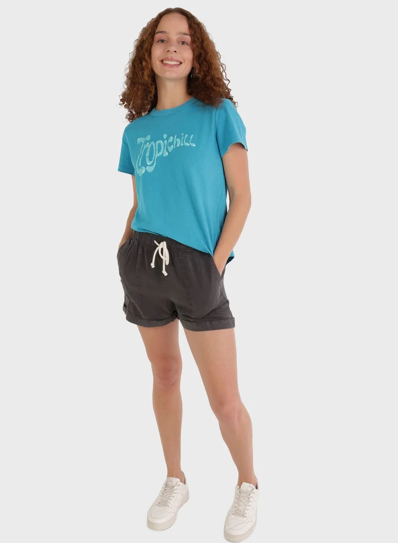 آري من امريكان ايجل Crew Neck Printed T-Shirt