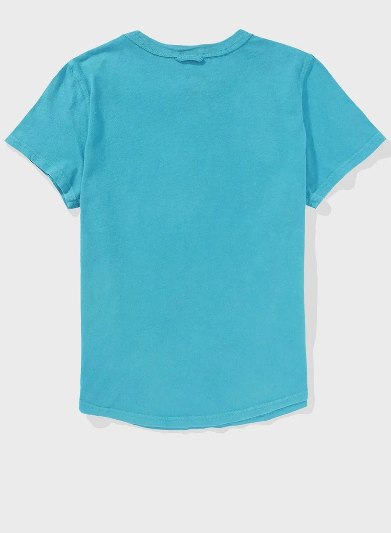 آري من امريكان ايجل Crew Neck Printed T-Shirt