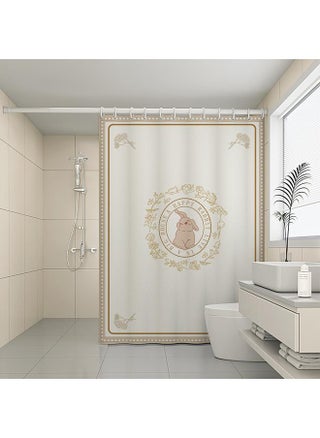 160 G/m?] Dream-seeking Flowering F-shower Curtain [waterproof And Mildew-proof Hem Aggravation]]