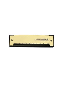 Harmonica Diatonic Blues Harmonica Key Of C, 10 Holes 20 Tones Blues Harp Mouth Organ Harmonica Stainless Steel Shell For Kids Adults And Beginners