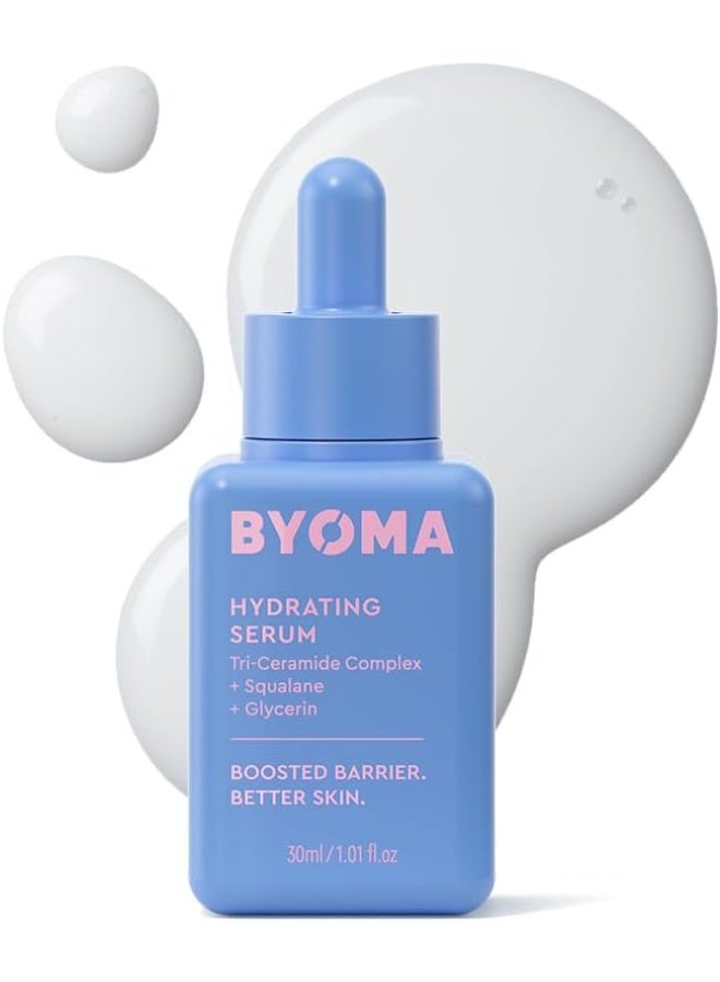 BYOMA Hydrating Facial Serum with Squalane, Glycerin & Ceramides, 1.01 fl. oz - Image 1