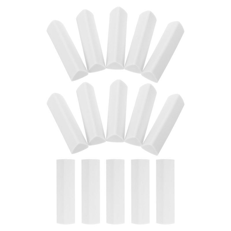 15pcs Triangular Pencil Erasers: Soft White Drawing Art Erasers Sketching Drafting Supplies For School Office Students Artists And Professionals - Image 3