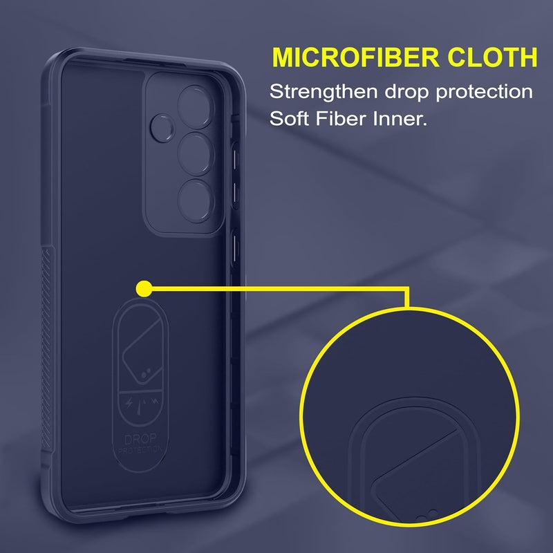 ZAPCASE غطاء خلفي لجهاز سامسونج جالاكسي S24 FE 5G | متوافق مع غطاء خلفي لجهاز سامسونج جالاكسي S24 FE 5G | غطاء سحري من السيليكون السائل مع حماية الكاميرا | ياقوتي - Image 4