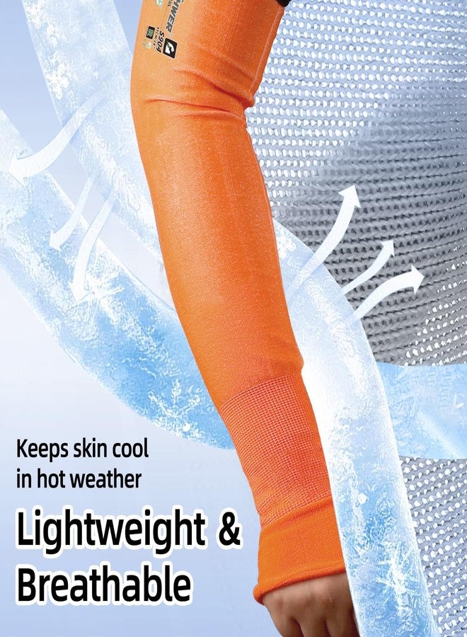 Schwer PRO-SKIN ANSI A9 Cut Resistant Sleeves, PFAS Free for Men and Women, High Risk Arm Protection for Thin Skin, Gardening and Puncture Resistant Arm Sleeves - Image 3
