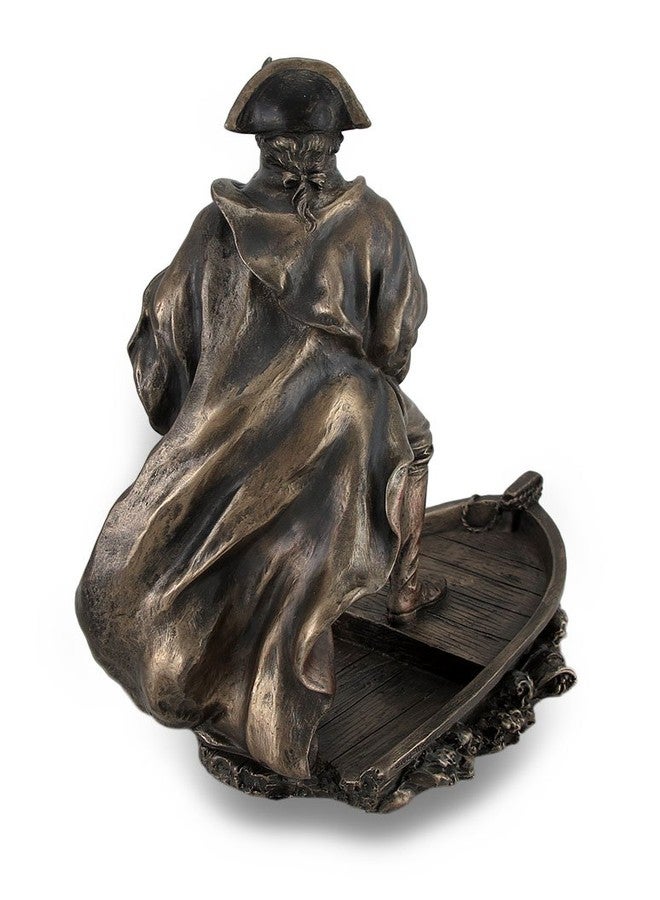 Zeckos Bronze Finish George Washington Delaware Crossing Statue - Image 4