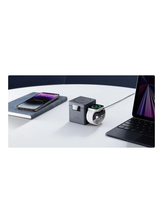 Anker 3 In 1 Cube With MagSafe Grey - Image 3