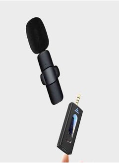Generic K-35 Wireless Collar Microphone Lapel Lavalier Omnidirectional 2 Mic Plug and Play Mike for Vlogging Interview Live Streaming YouTube Compatible with BT Speakers DSLR Camera  - Image 4