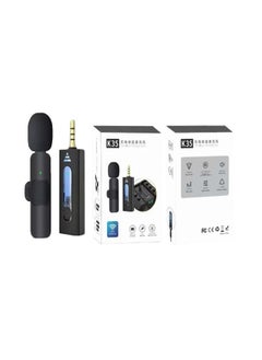 Generic K-35 Wireless Collar Microphone Lapel Lavalier Omnidirectional 2 Mic Plug and Play Mike for Vlogging Interview Live Streaming YouTube Compatible with BT Speakers DSLR Camera  - Image 5