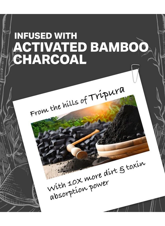 BOMBAY SHAVING COMPANY Activated Charcoal Peel Off Mask With 10X Detoxifying Power, Fights Pollution And De-Tans Skin For Men And Women, 100G (Pack Of 1)  - Image 3