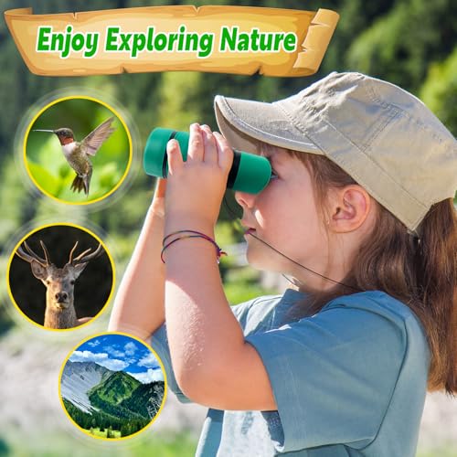 YOPINSAND Binoculars for Kids, Kids Binoculars for Ages 3-12 Boys Girls, Outdoor Gifts Toys for Kids- Perfect for Bird Watching, Camping, and Outdoor Exploration - Image 5