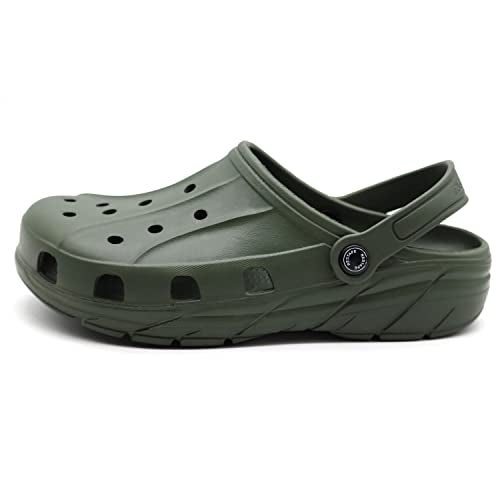 Red Tape Men's Olive Green Clogs - 6 UK - Image 5