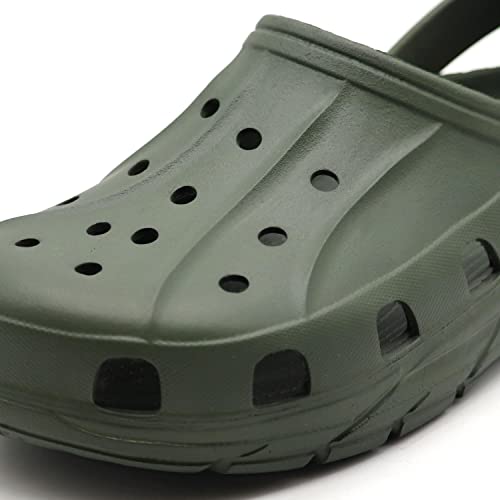 Red Tape Men's Olive Green Clogs - 6 UK - Image 4