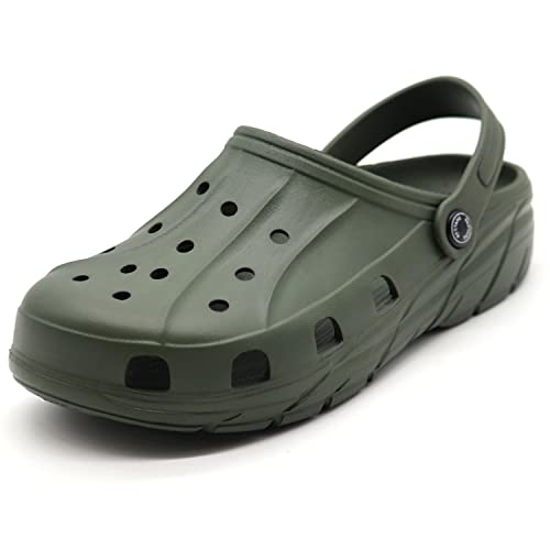Red Tape Men's Olive Green Clogs - 6 UK - Image 2