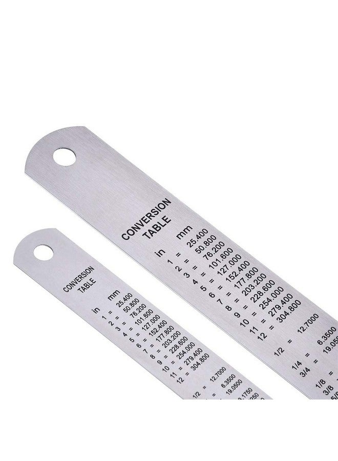 WeTest Stainless Steel Ruler,Pack of 3(6 Inch,8 Inch,12 Inch) (LJ-LJ-102302) - Image 5