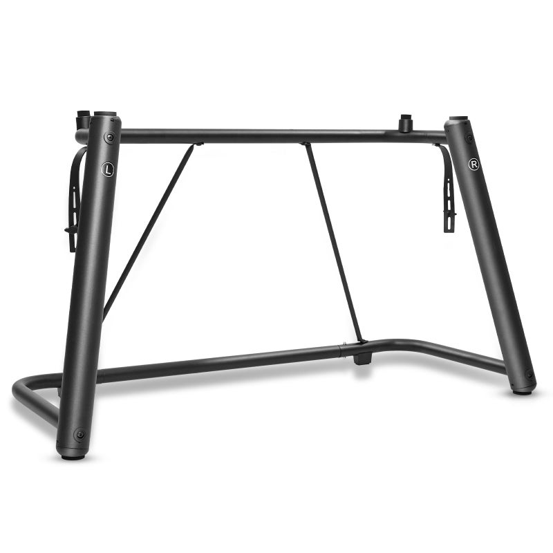 AODSK UShaped Design Keyboard Display StandKeyboard Stand with Locking StrapsHeavyDuty Piano Keyboard Stand 88 Key 76 Key 61 KeyDurable  SturdyEasy to AssembleSleek Black