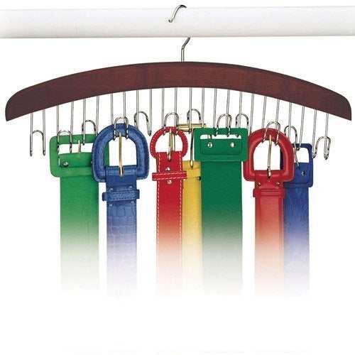 Mayatra'S The Ultimate Wooden Belt Hanger Timber - Also For Ties, Jewellery, Accessories Etc. - Image 3