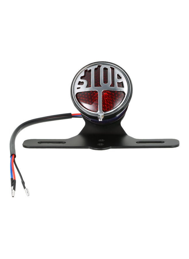 NIBEMINENT License Plate Lamp Brake Tail Light Stop Universal for Motorcycle 12V  - Image 1