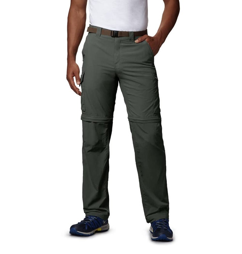 Columbia Mens Silver Ridge Convertible Pant Gravel 30 x 34