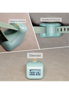 GUDOO Electronic Finger Counter Mini LCD Digital Display Lap Counter Waterproof Handheld Counter Silent 6 Channels Digital Tasbih Tally Clicker with LED for Prayer Swimming Knitting Fishing  - Image 4