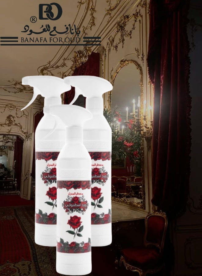 Banafa 3 Pieces Istambully Rose House Freshener - Image 1