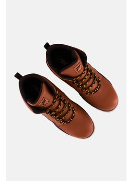 FILA Men Derail Lace Up Outdoor Shoes, Brown  - Image 4