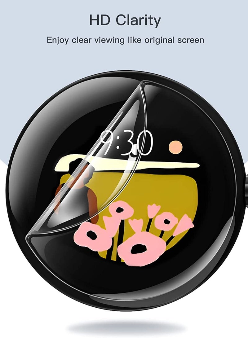 Excefore Watch Screen Protector for Google Pixel Watch 2022, Anti-Scratch Self-Healing Soft TPU Film, HD Clear, Bubble Free, Easy Installation 6-Pack - Image 2