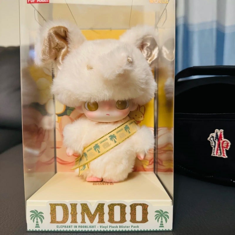 Dimoo Thailand 50th Anniversary Limited Edition White Elephant Plush Doll Pendant Toy - Image 1