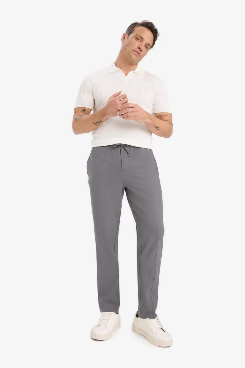 Defacto  Elastic Waist Stretchy Soft Touch Jogger Fit Trousers for Men | Best Price UAE