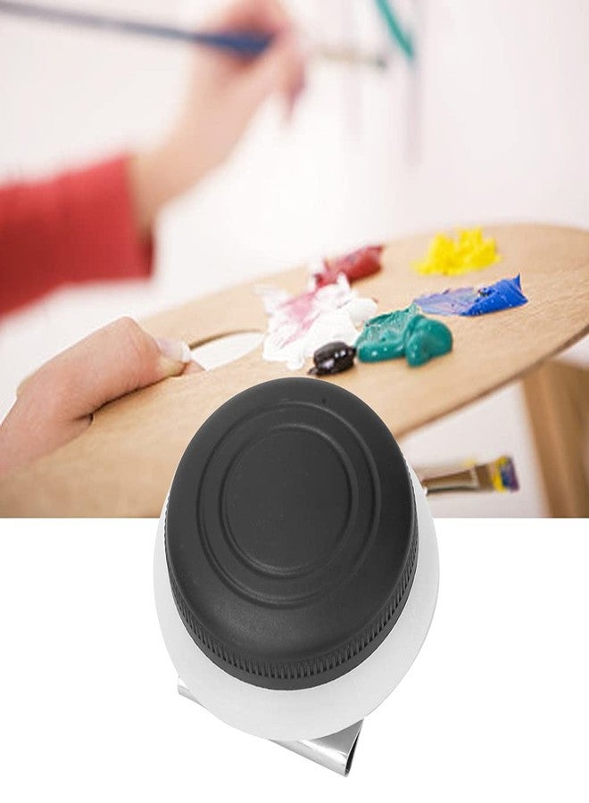 Zerodis Large Mouth Artist Palette Cup with Lid, Stainless Steel Metal Palettes Container Cup Travel Portable Paint Cleaning Container for Solvent Watercolor Gouache Acrylic Paint - Image 4