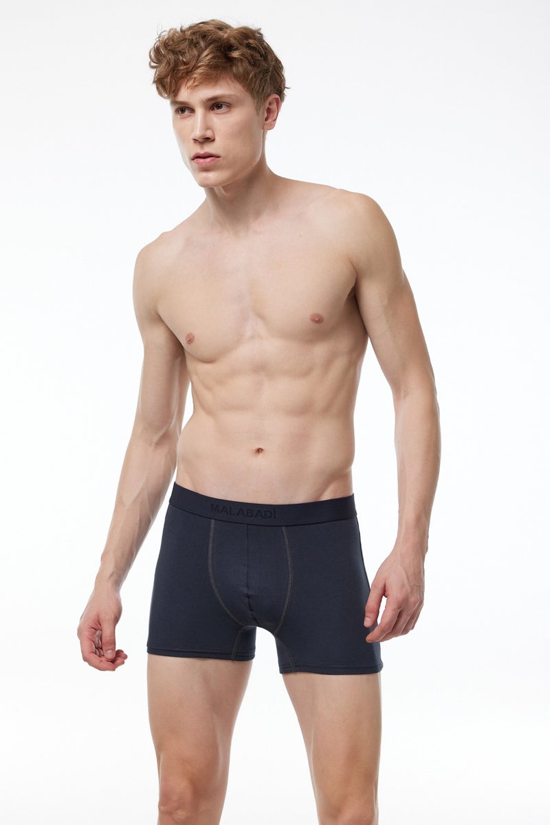 Malabadi Men's Smoke 5 Pack Milan Modal Boxer 014  - Image 3