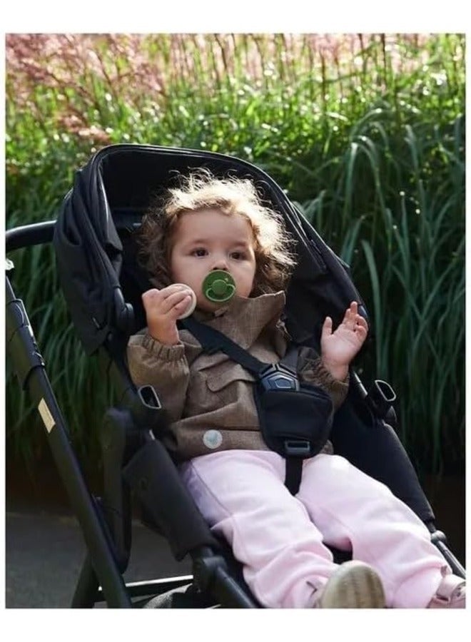 Mininor Round Pacifier Silicone 0M Grasshopper - Image 4