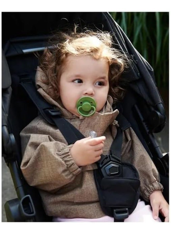 Mininor Round Pacifier Silicone 0M Grasshopper - Image 3