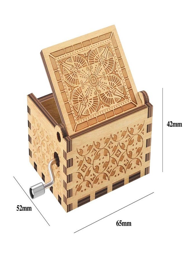 Hefonti Birthday Gift for Wife Music Box Play You are My Sunshine, Gifts for Wife Girlfriend Fiancee Christmas Anniversary Valentine's Day Wooden Musical Box - Image 4